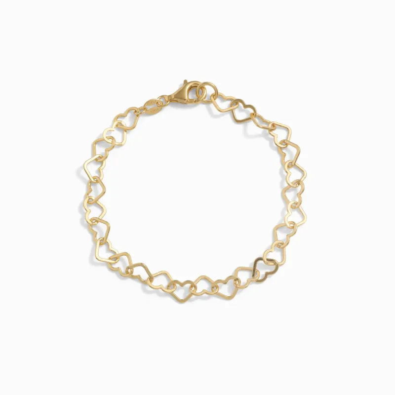 Eternity Heart Chain Bracelet sold by Awe Inspired