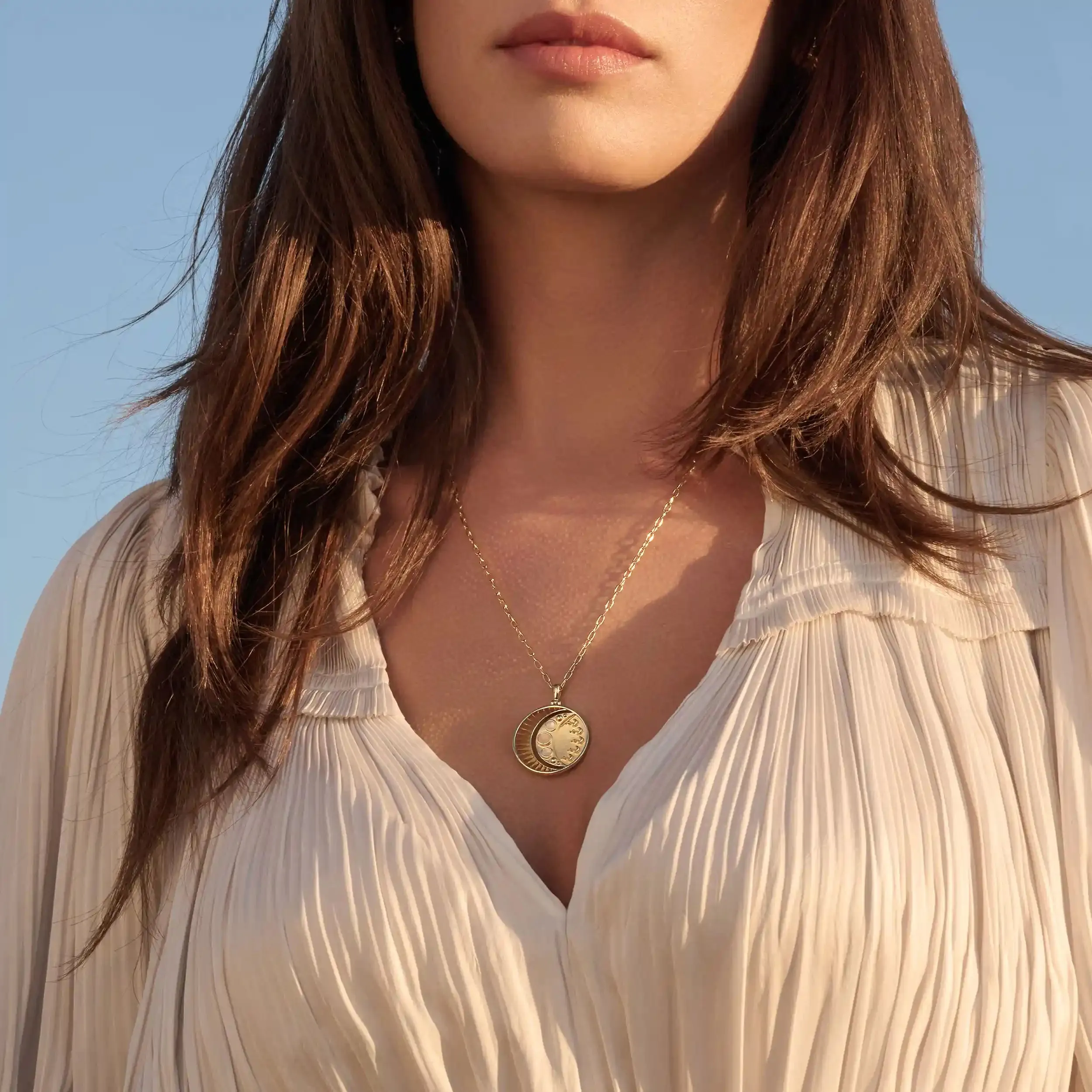 Moonstone Eclipse Necklace sold by Awe Inspired product image thumbnail 2