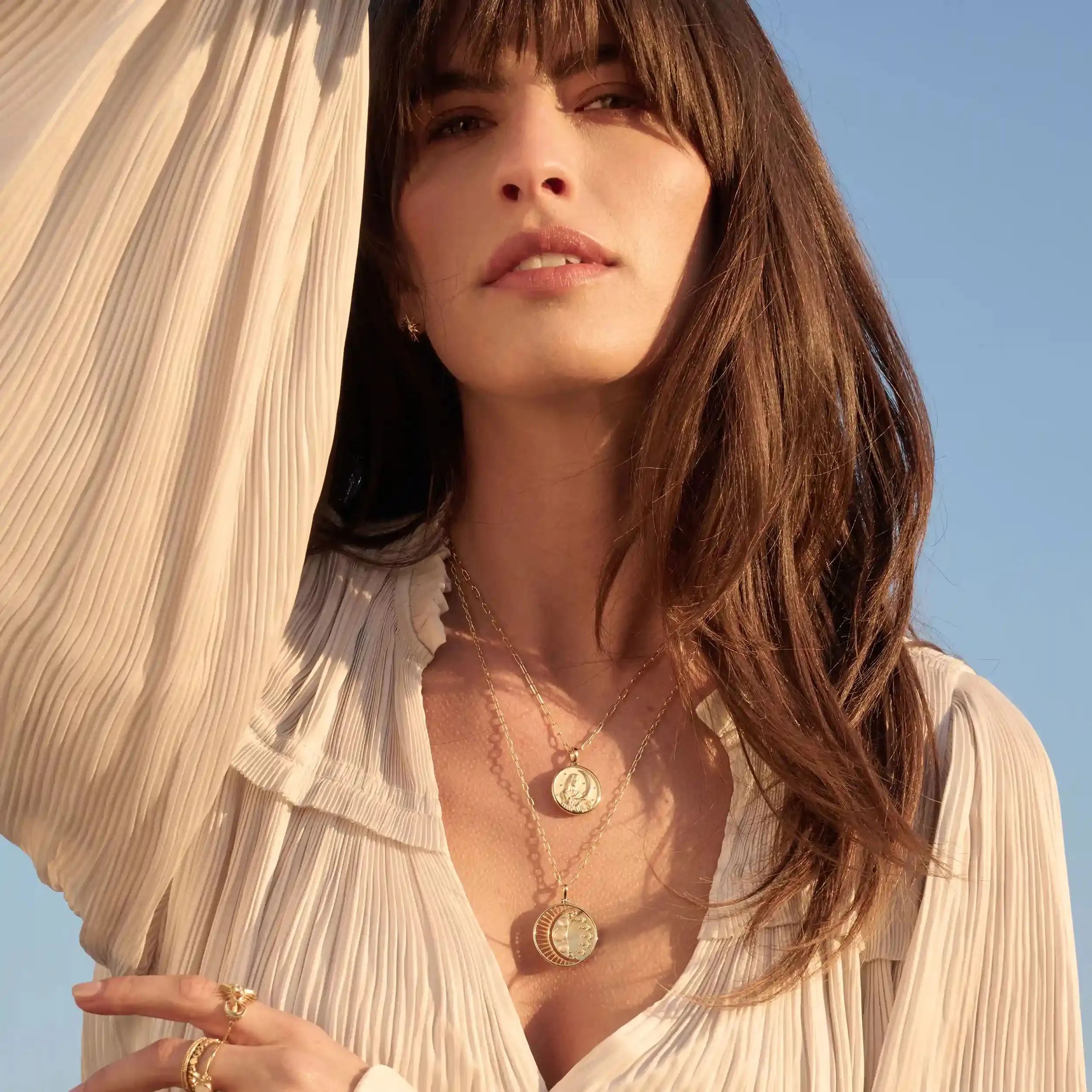 Moonstone Eclipse Necklace sold by Awe Inspired product image thumbnail 4