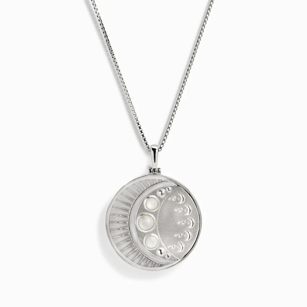 Moonstone Eclipse Necklace sold by Awe Inspired product image thumbnail 5