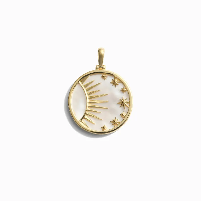 Celestial Mother of Pearl Amulet sold by Awe Inspired