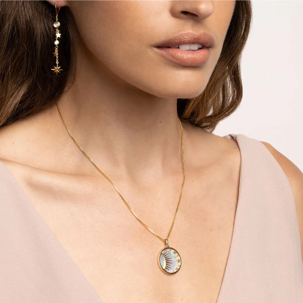 Celestial Mother of Pearl Amulet sold by Awe Inspired product image thumbnail 3