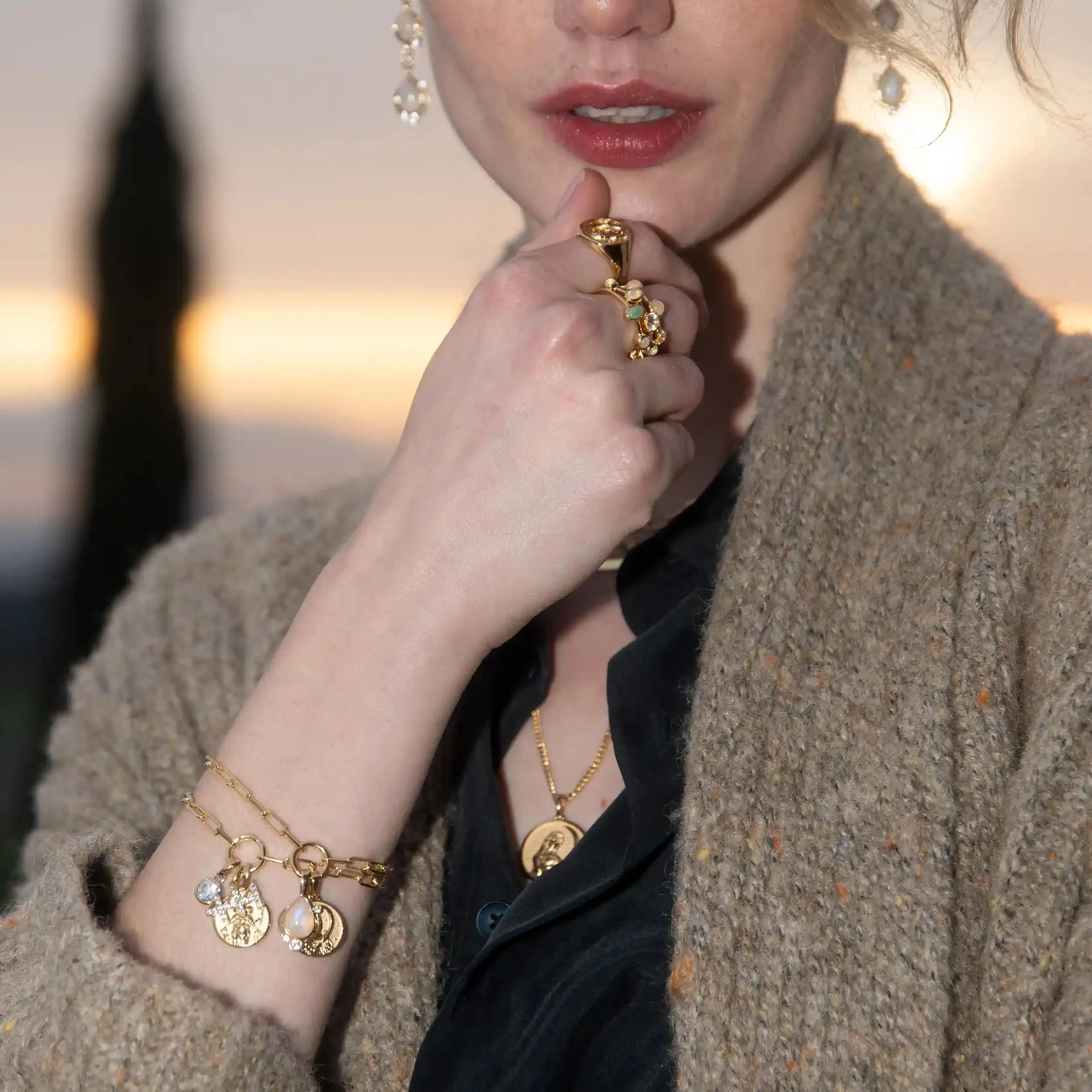 Moon Goddess Bracelet Set sold by Awe Inspired product image thumbnail 2