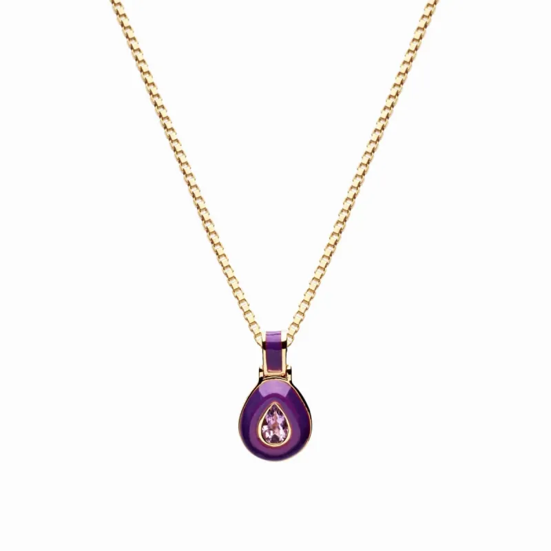 Violet Aura Necklace sold by Awe Inspired