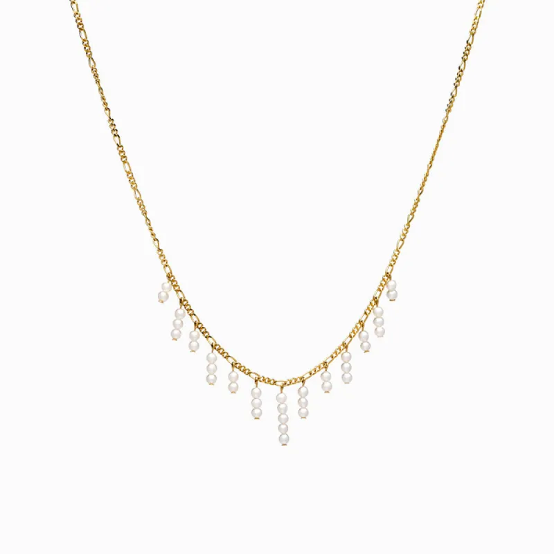 Pearl Shaker Strand Necklace sold by Awe Inspired