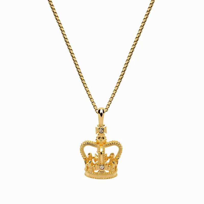 Diamond Crown Necklace sold by Awe Inspired