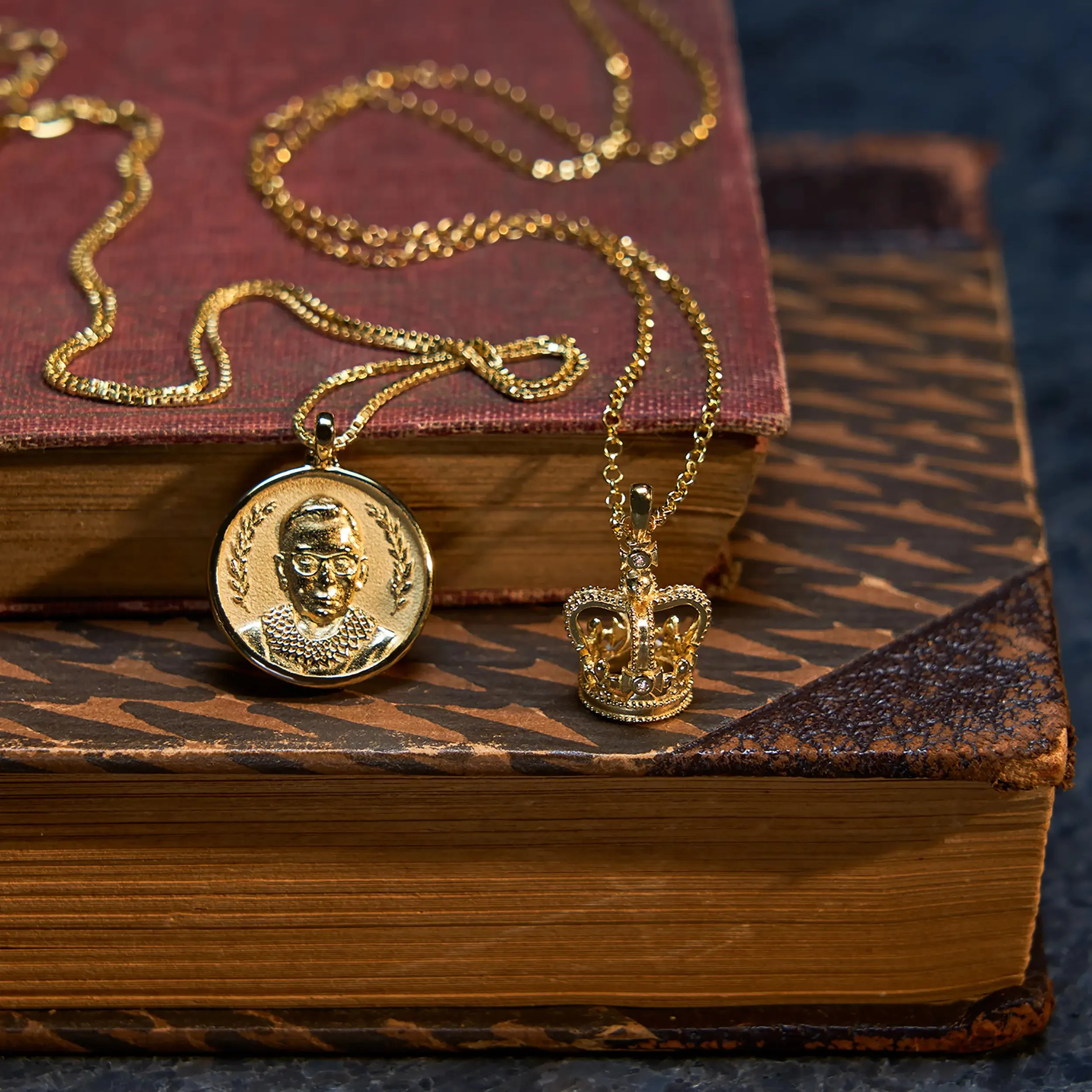 Diamond Crown Necklace sold by Awe Inspired product image thumbnail 3