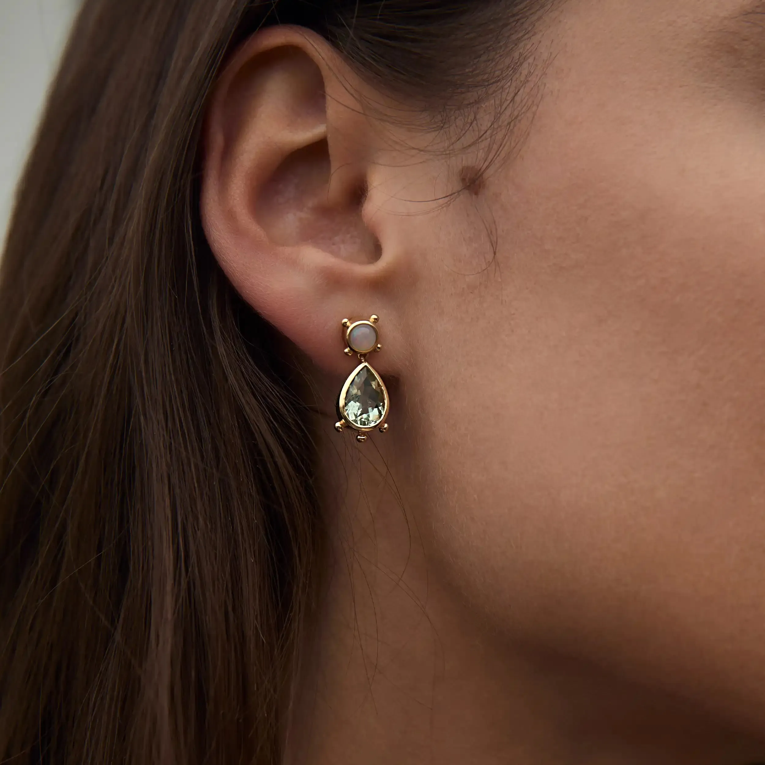 Gemstone Talisman Studs sold by Awe Inspired product image thumbnail 2