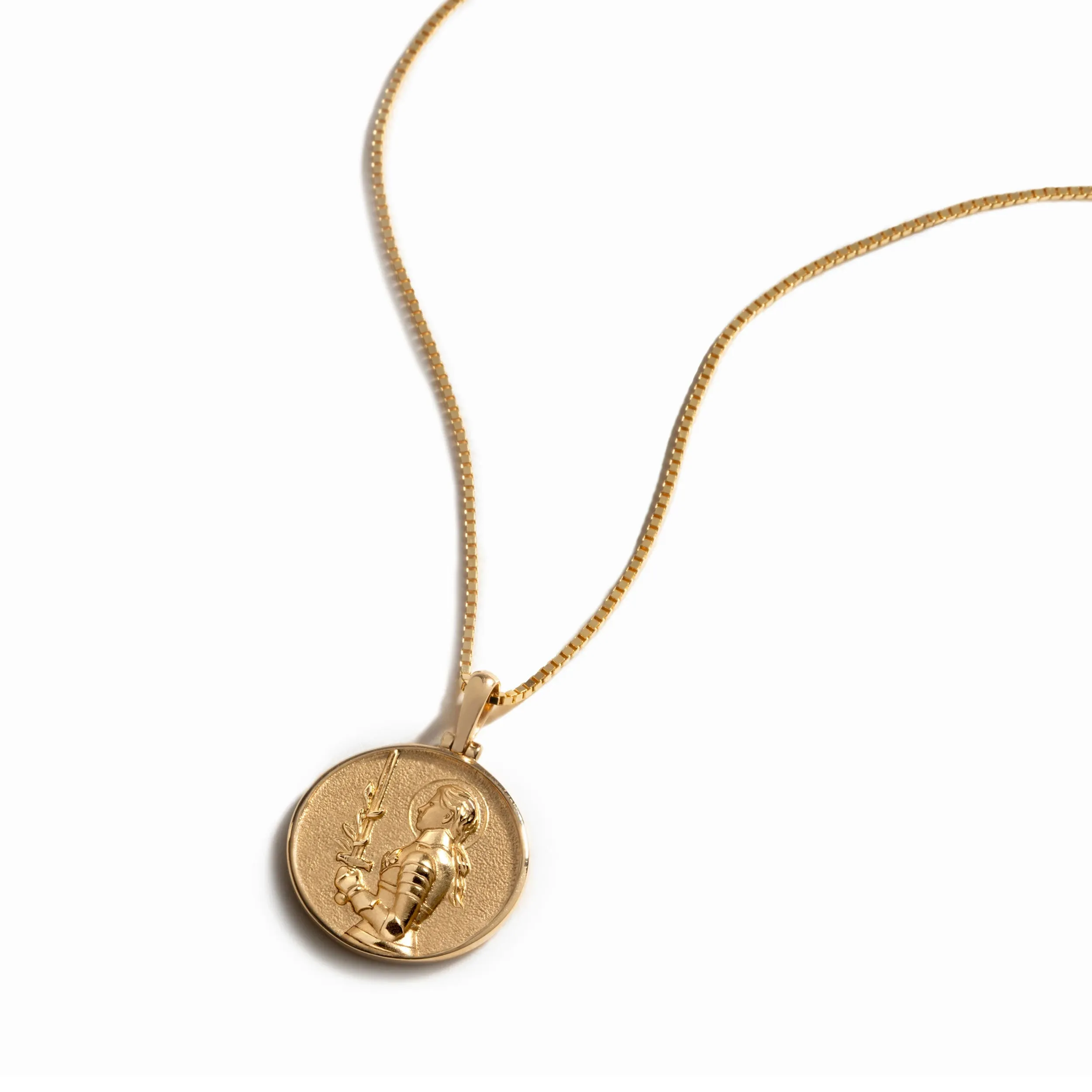 Joan of Arc Pendant sold by Awe Inspired product image thumbnail 4