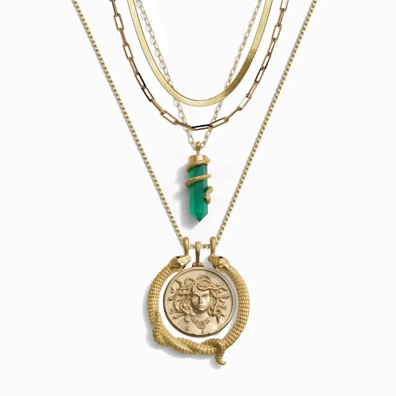Snake in the Grass Necklace Set sold by Awe Inspired