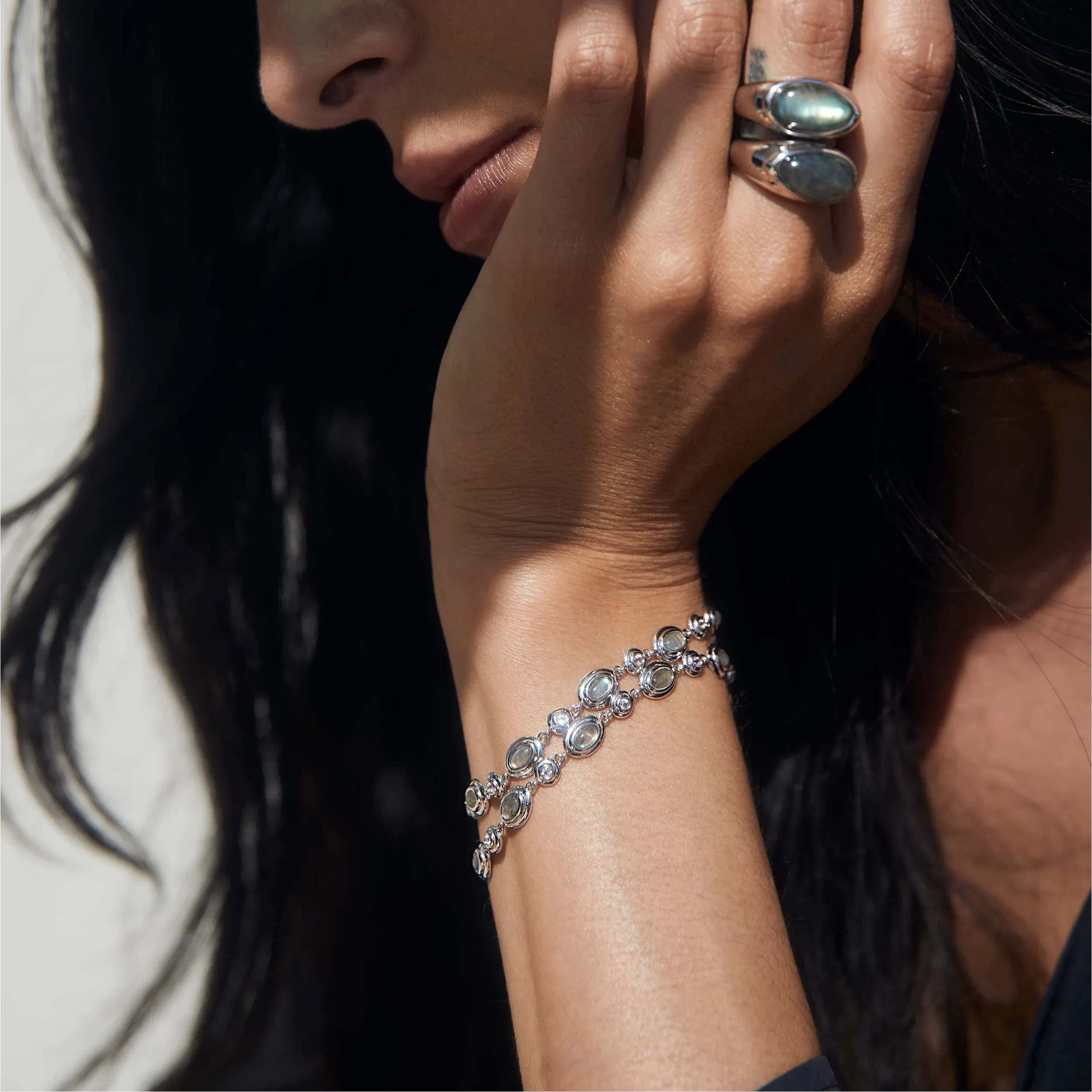 Labradorite Tennis Bracelet sold by Awe Inspired product image thumbnail 2