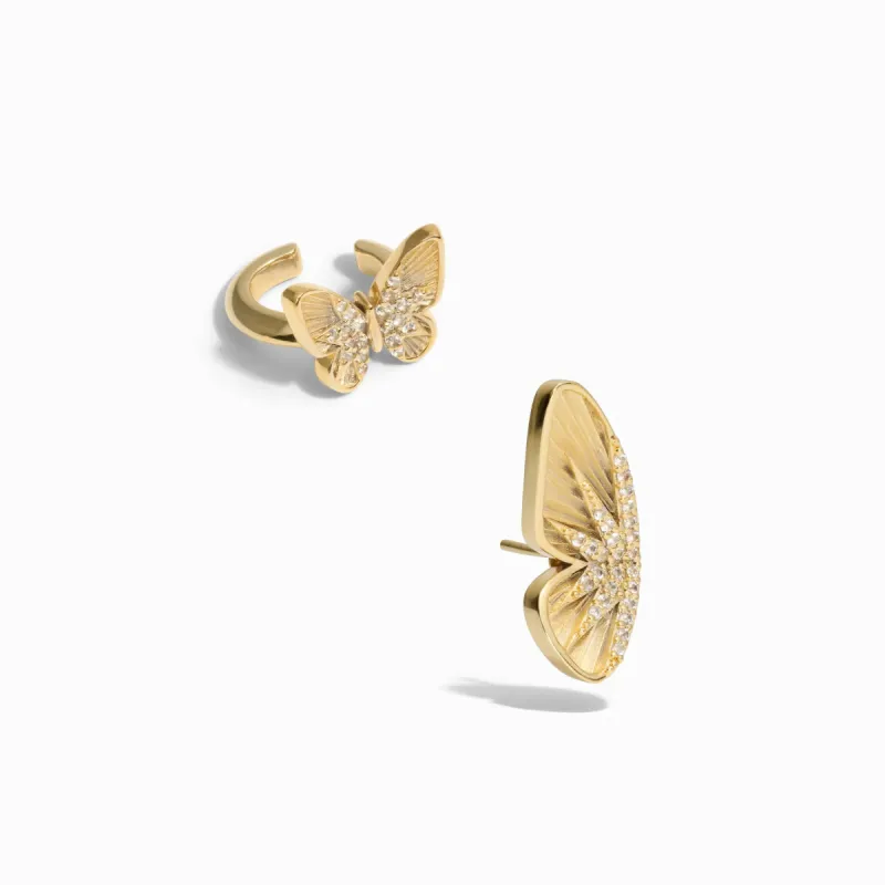Pavé Butterfly Ear Cuff Set sold by Awe Inspired