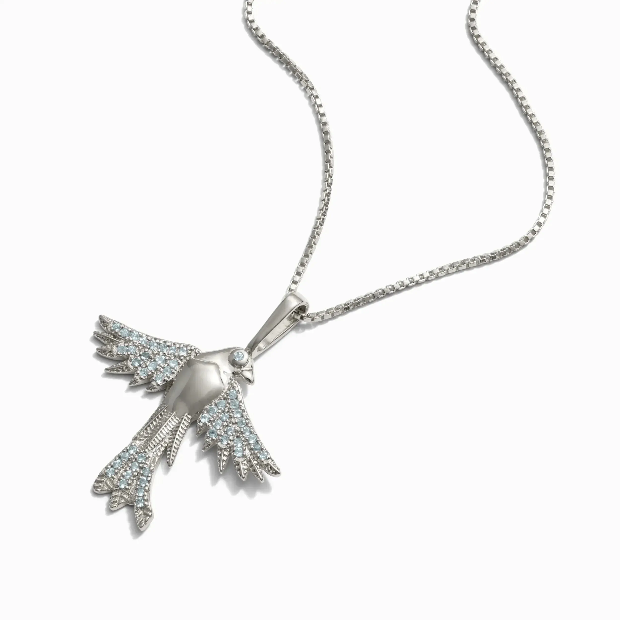 Suffragist Bluebird Necklace sold by Awe Inspired product image thumbnail 5