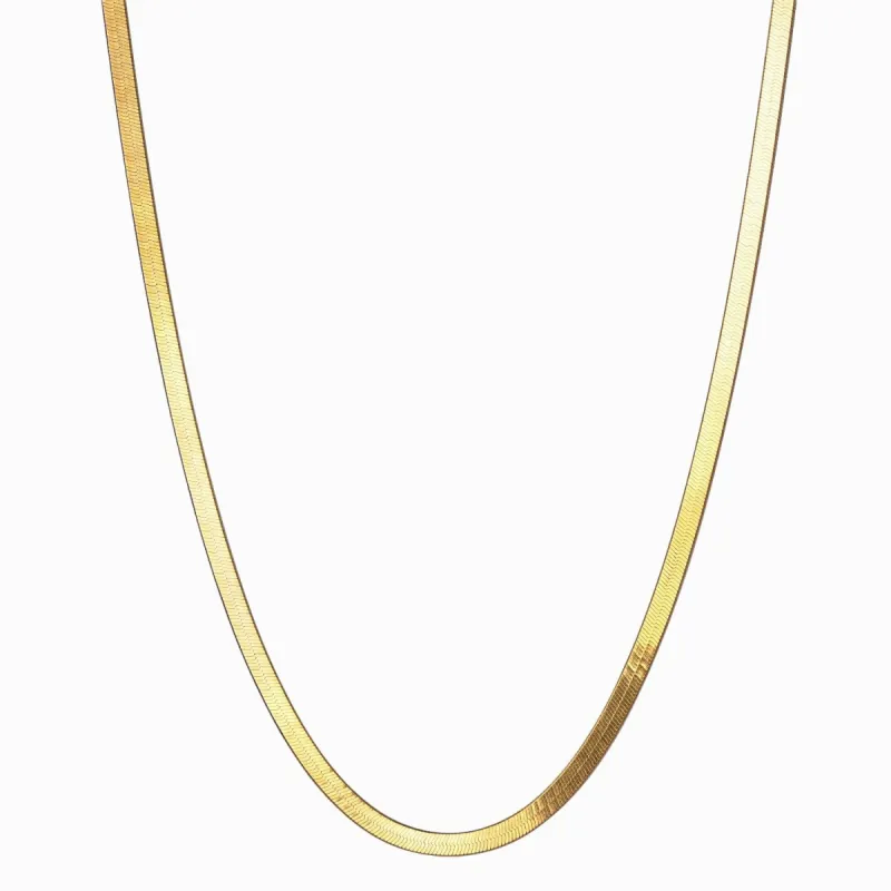 Herringbone Chain Necklace sold by Awe Inspired