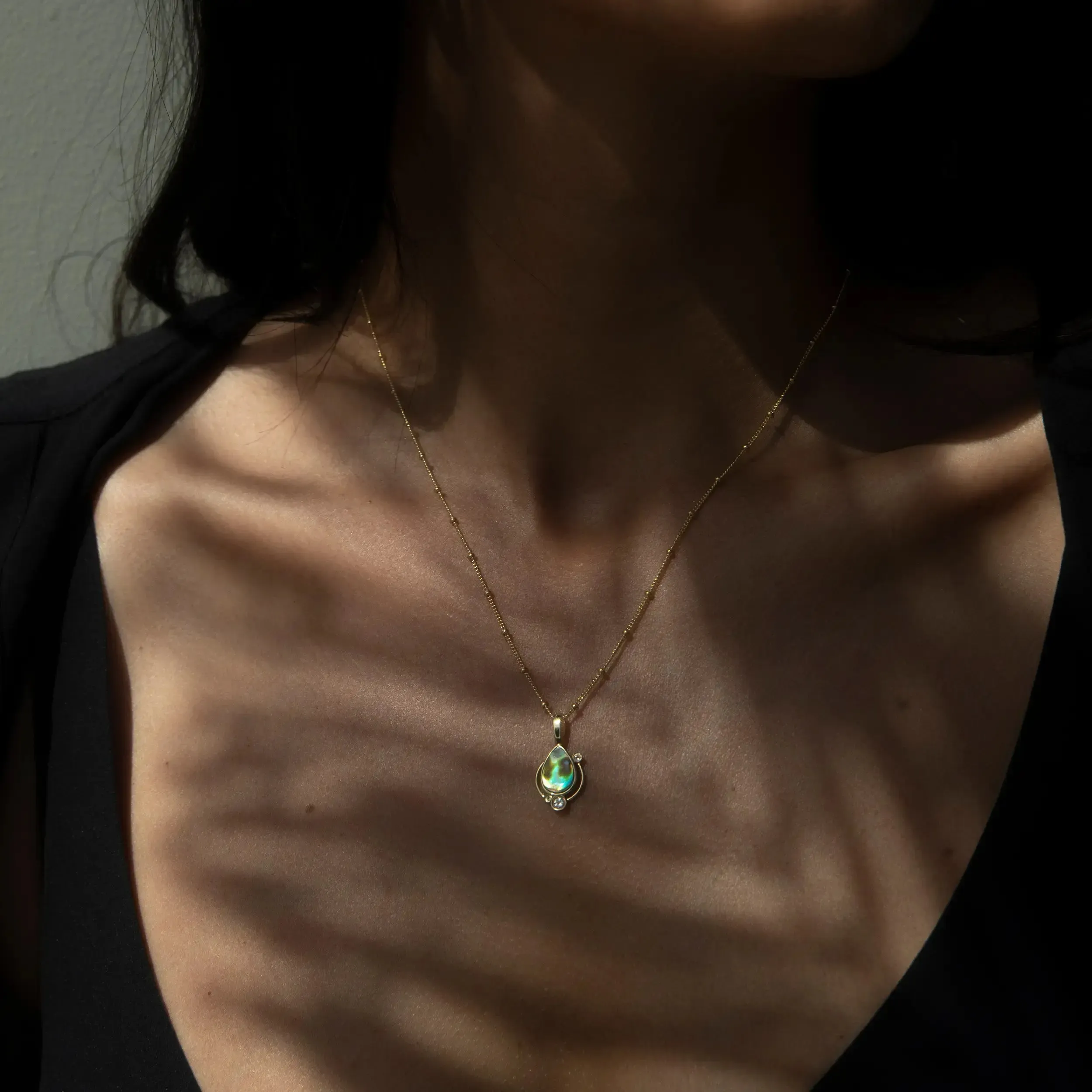 Abalone Astral Necklace sold by Awe Inspired product image thumbnail 3