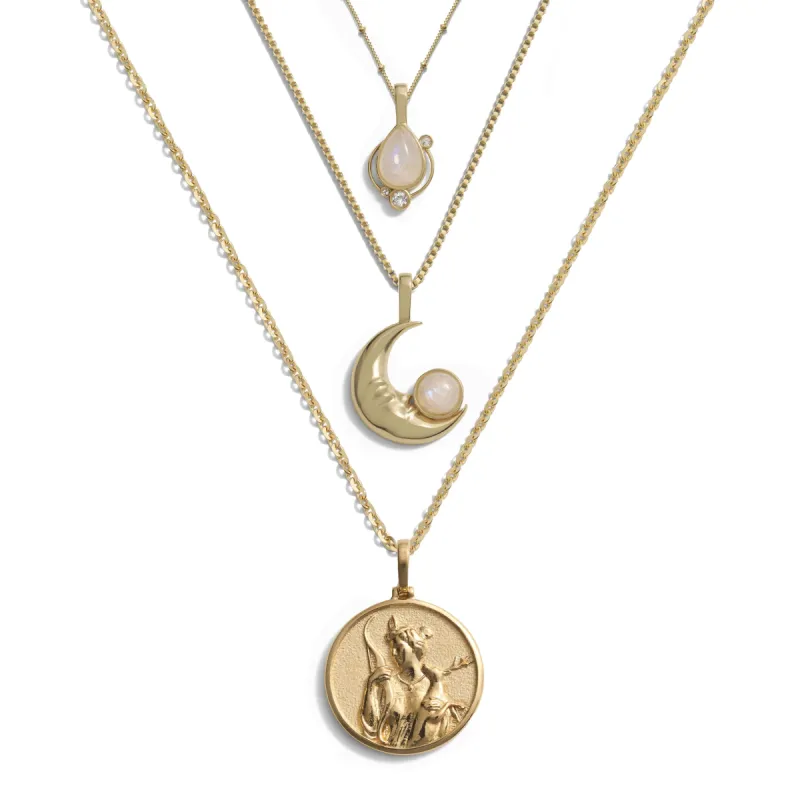 Mistress of the Moon Necklace Set sold by Awe Inspired