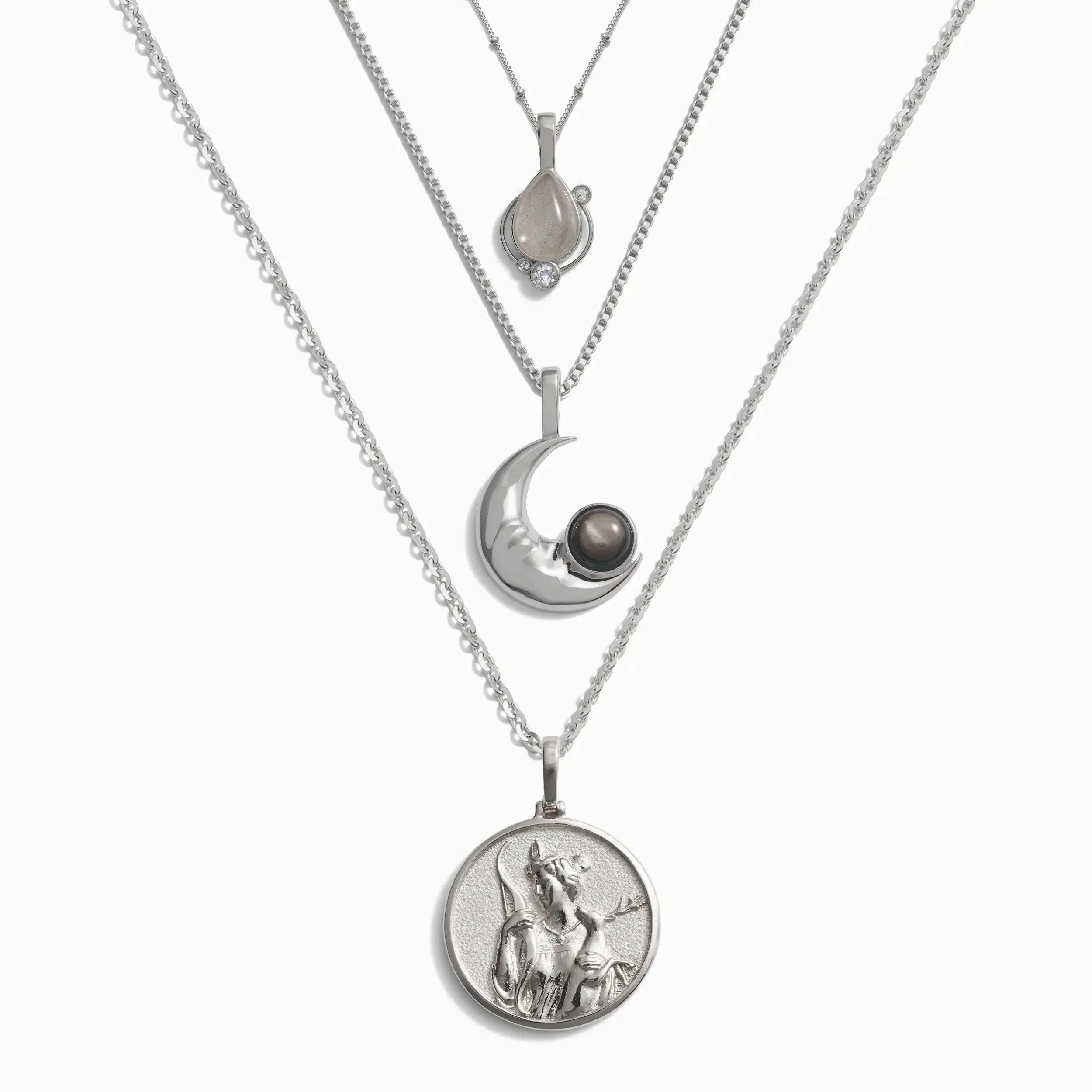 Mistress of the Moon Necklace Set sold by Awe Inspired product image thumbnail 4