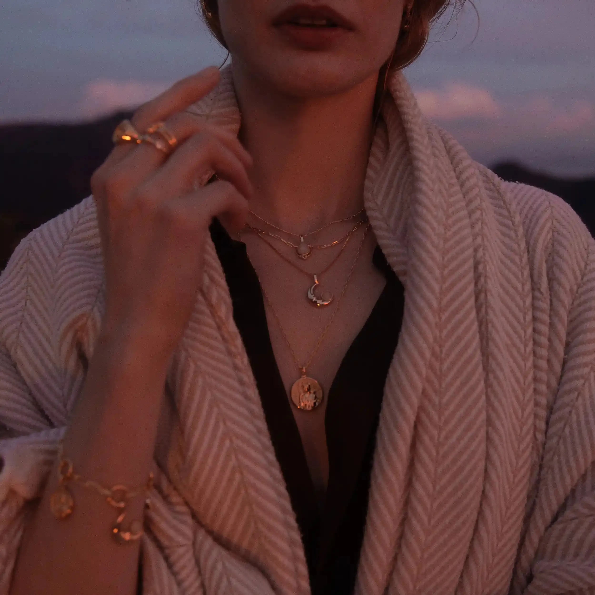 Mistress of the Moon Necklace Set sold by Awe Inspired product image thumbnail 3