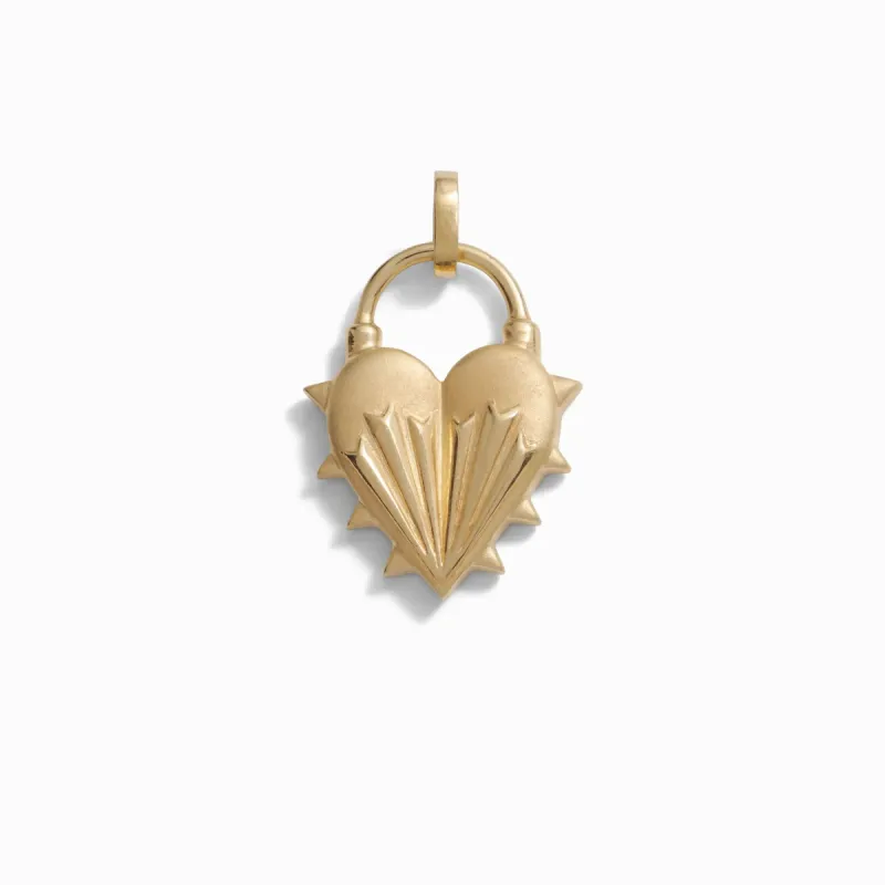 Spiked Heart Pendant sold by Awe Inspired