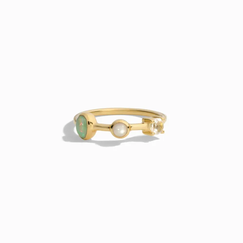 Moonstone Opal Topaz Ring sold by Awe Inspired