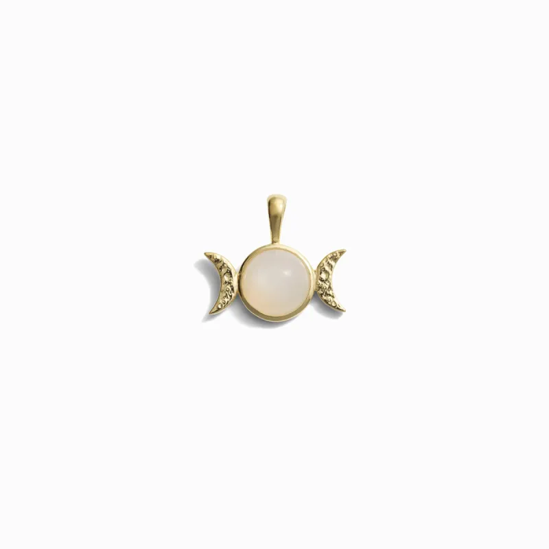 Mini Triple Moon Amulet sold by Awe Inspired