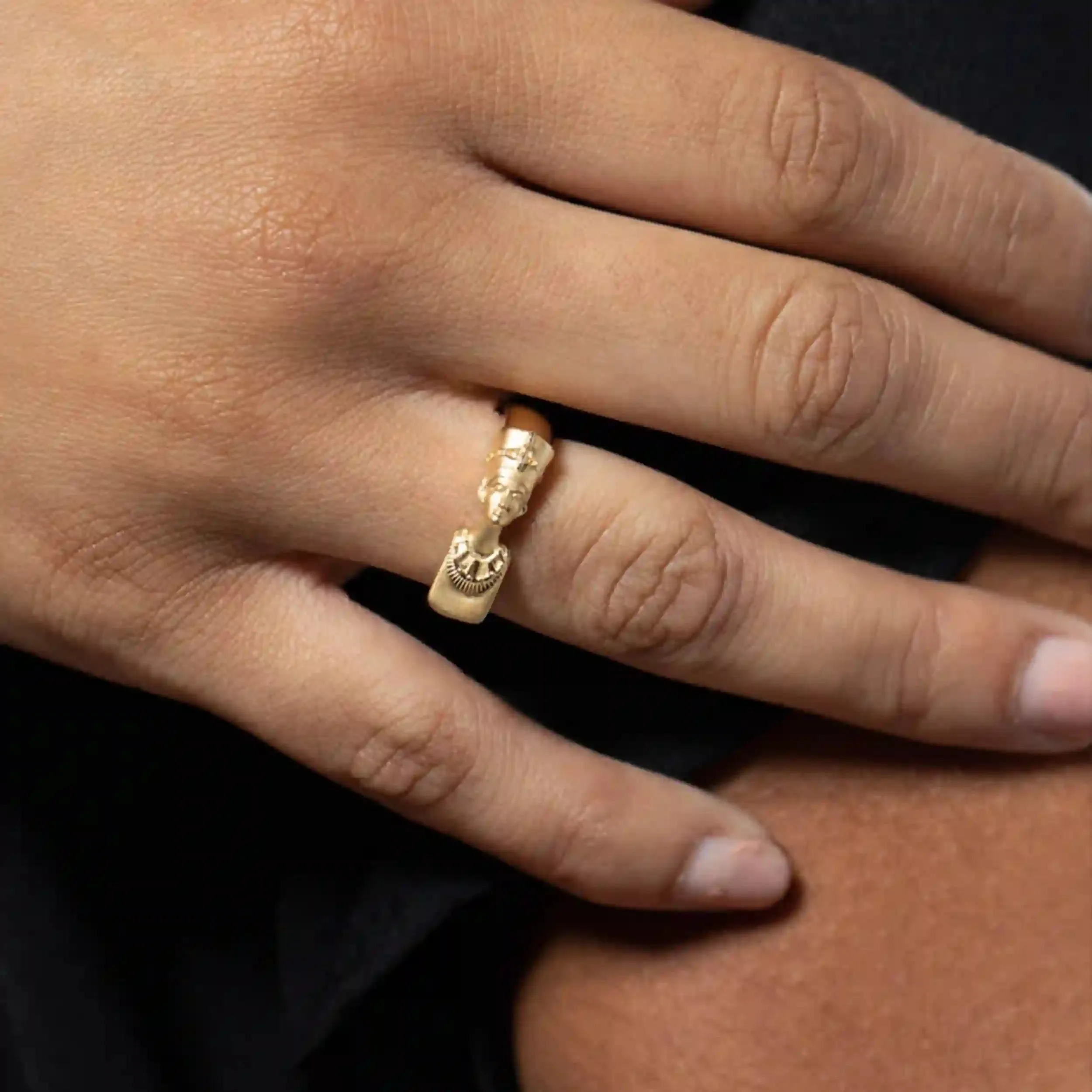 Nefertiti Statue Ring sold by Awe Inspired product image thumbnail 2