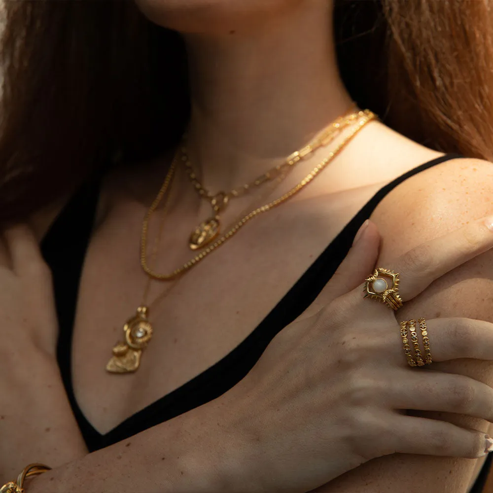 Once in a (Triple) Moon Ring Set sold by Awe Inspired product image thumbnail 2