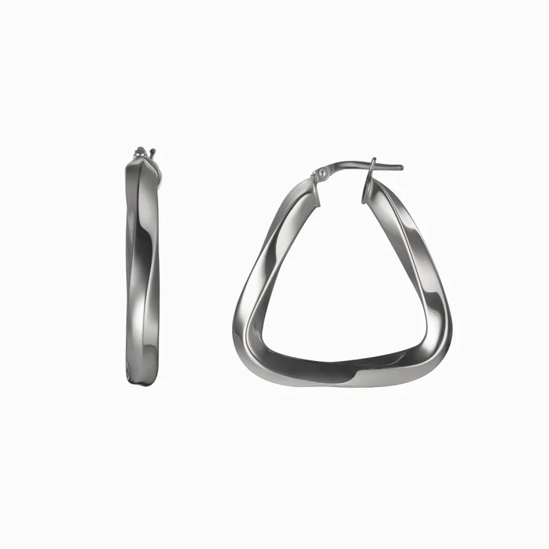 Triangle Hoop Earrings sold by Awe Inspired