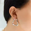 Triangle Hoop Earrings sold by Awe Inspired