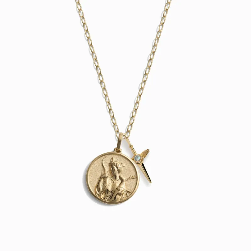 Mini Flying Dagger + Artemis Necklace Set sold by Awe Inspired
