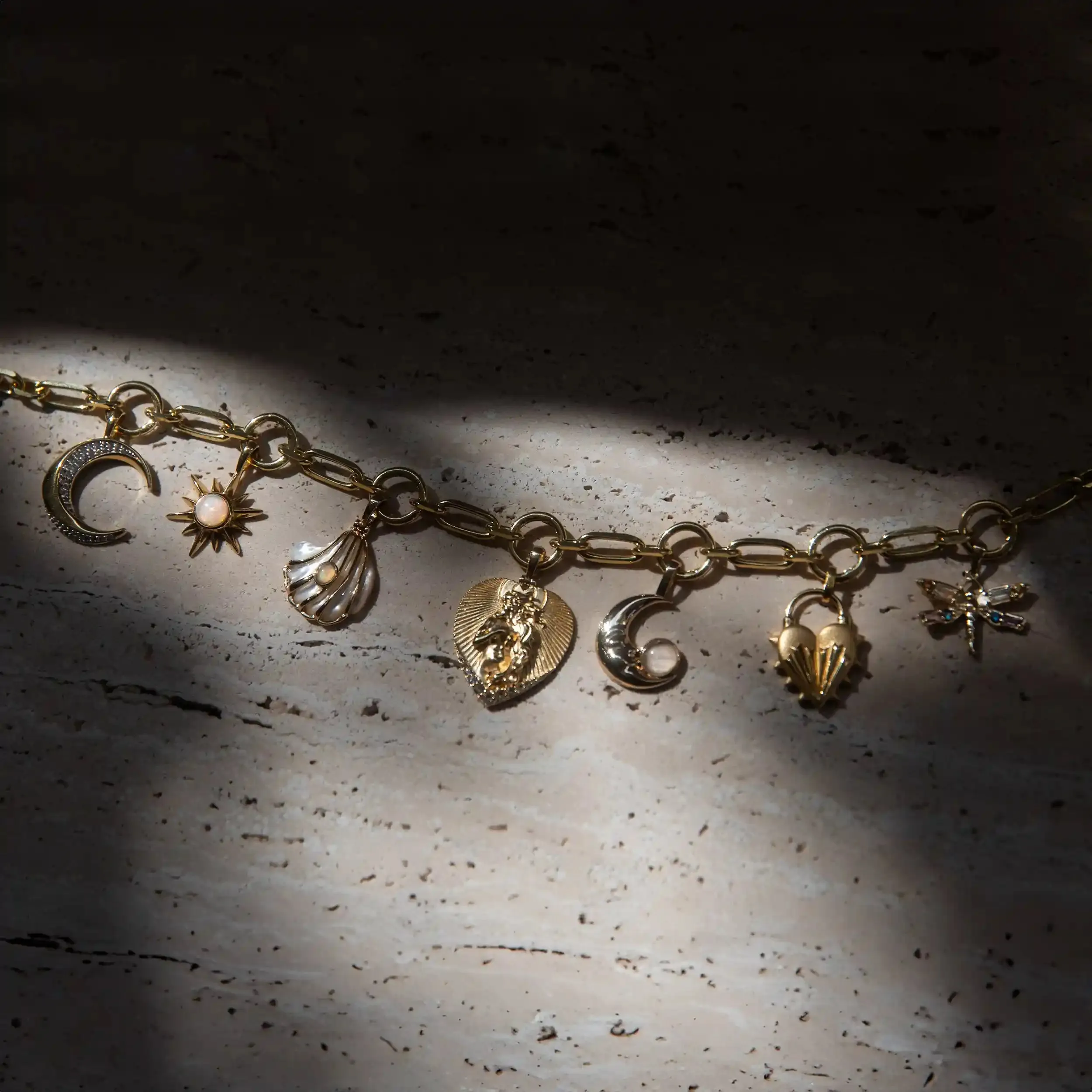 Statement Charm Collector Necklace sold by Awe Inspired product image thumbnail 3