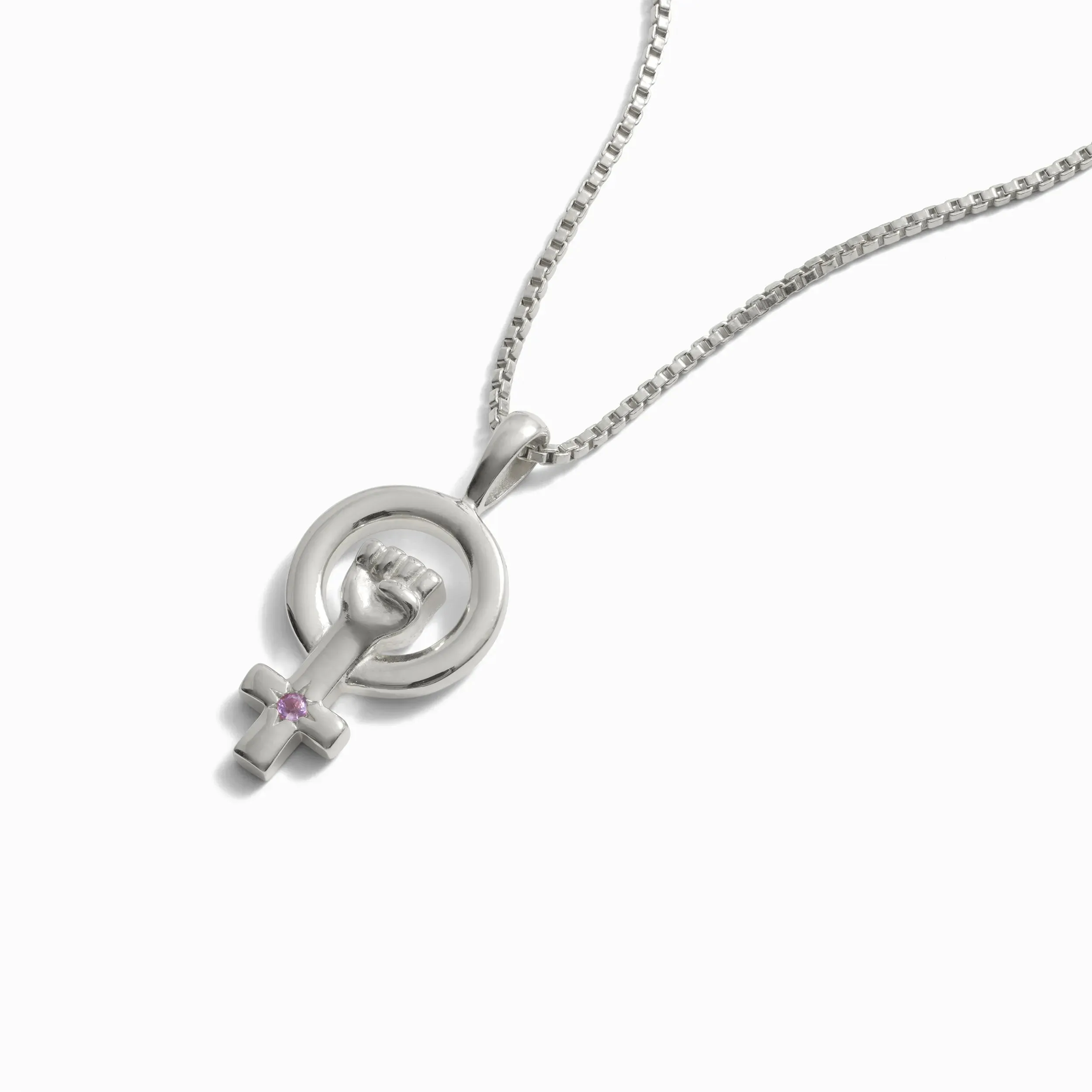 Woman Power Necklace sold by Awe Inspired product image thumbnail 5