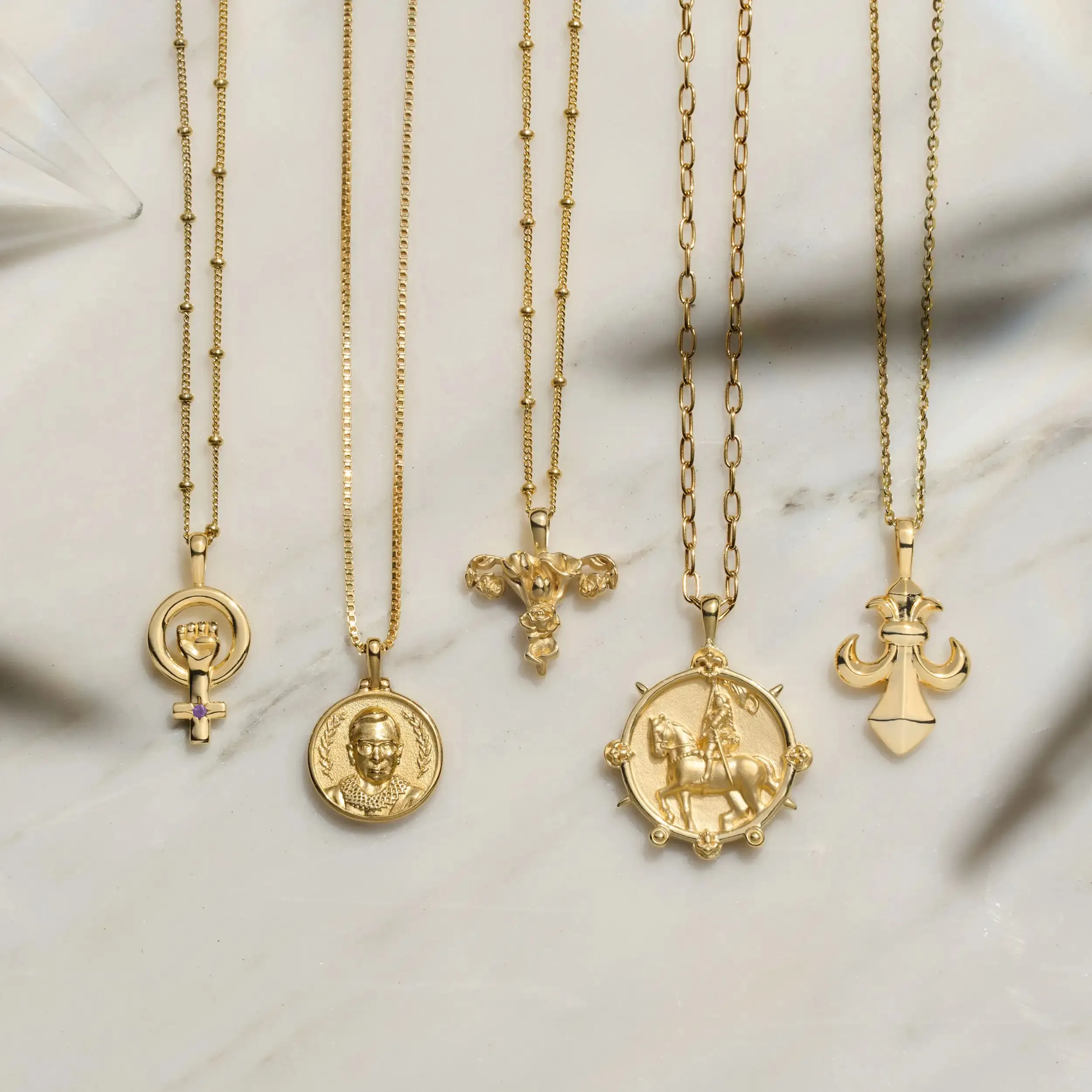 Woman Power Necklace sold by Awe Inspired product image thumbnail 4