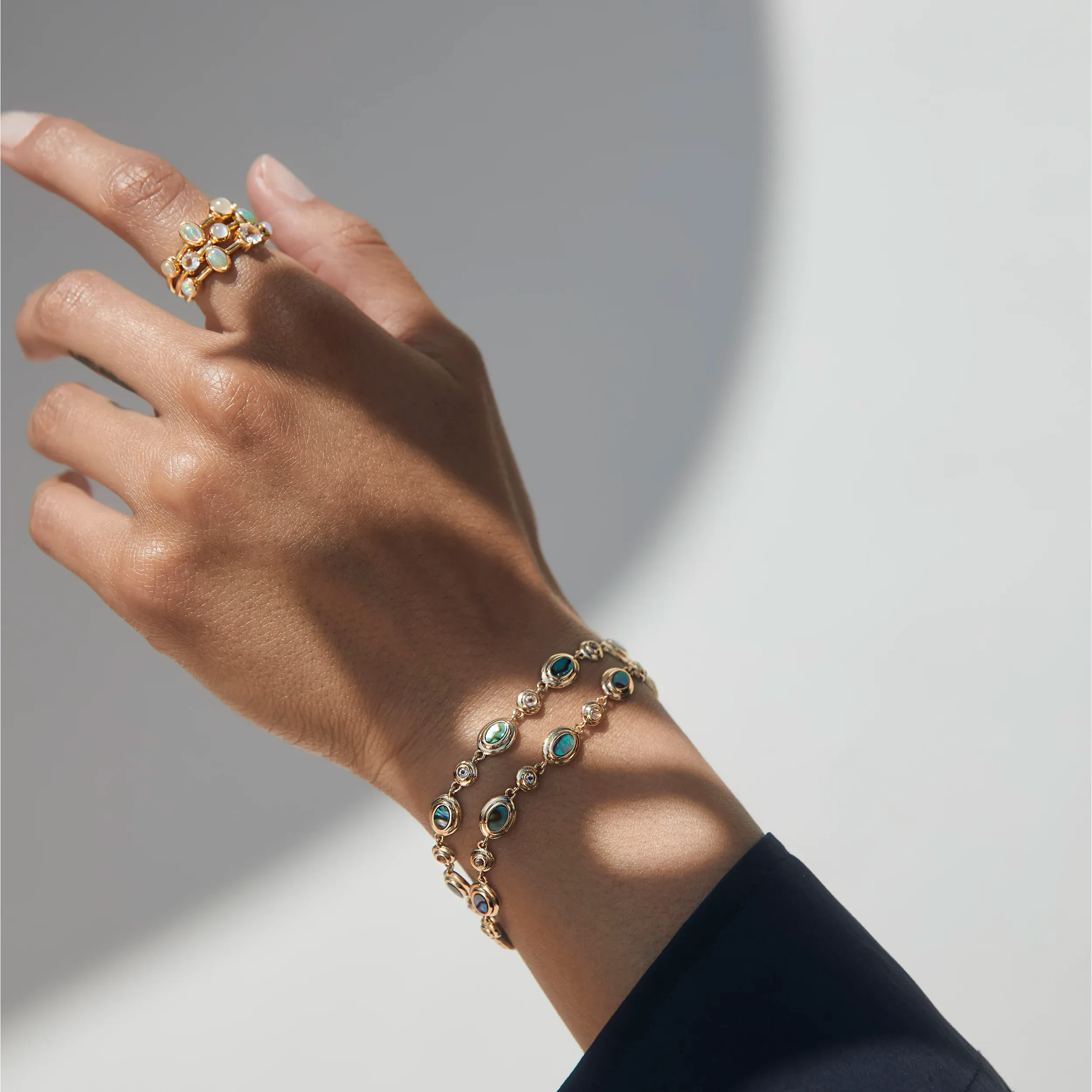 Abalone Tennis Bracelet sold by Awe Inspired product image thumbnail 3