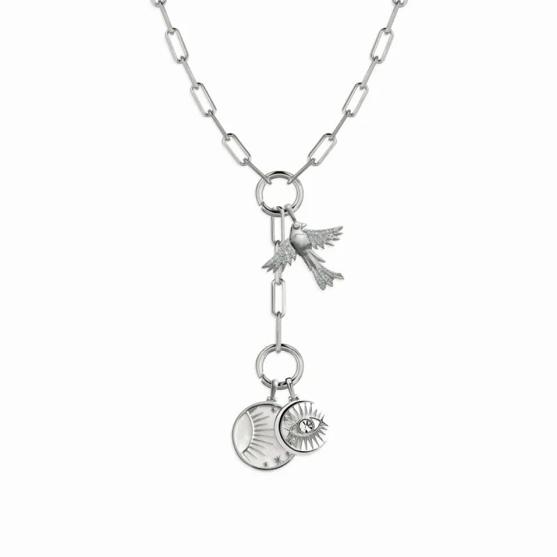 Blue Sky Charm Lariat sold by Awe Inspired