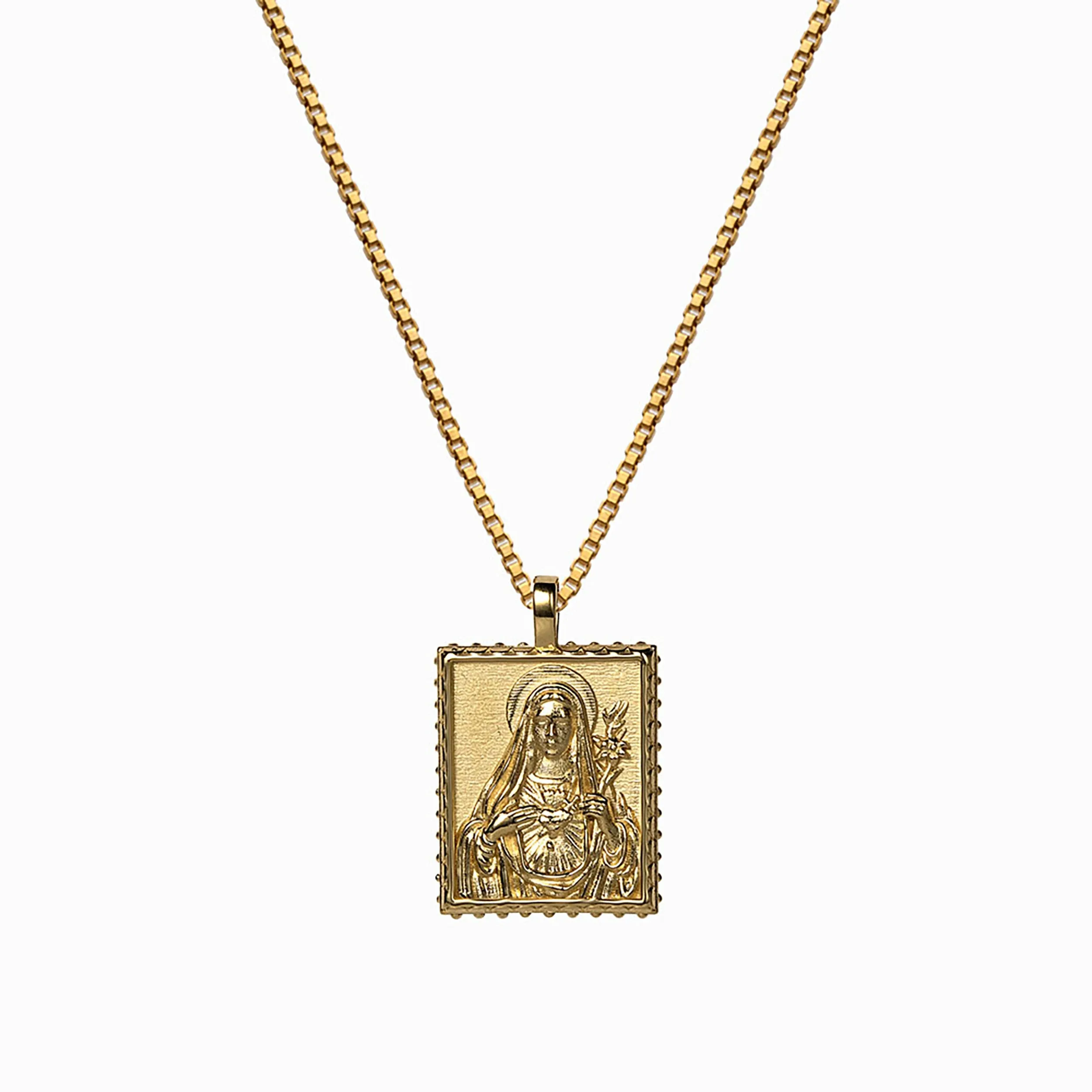 Mother Mary Necklace sold by Awe Inspired