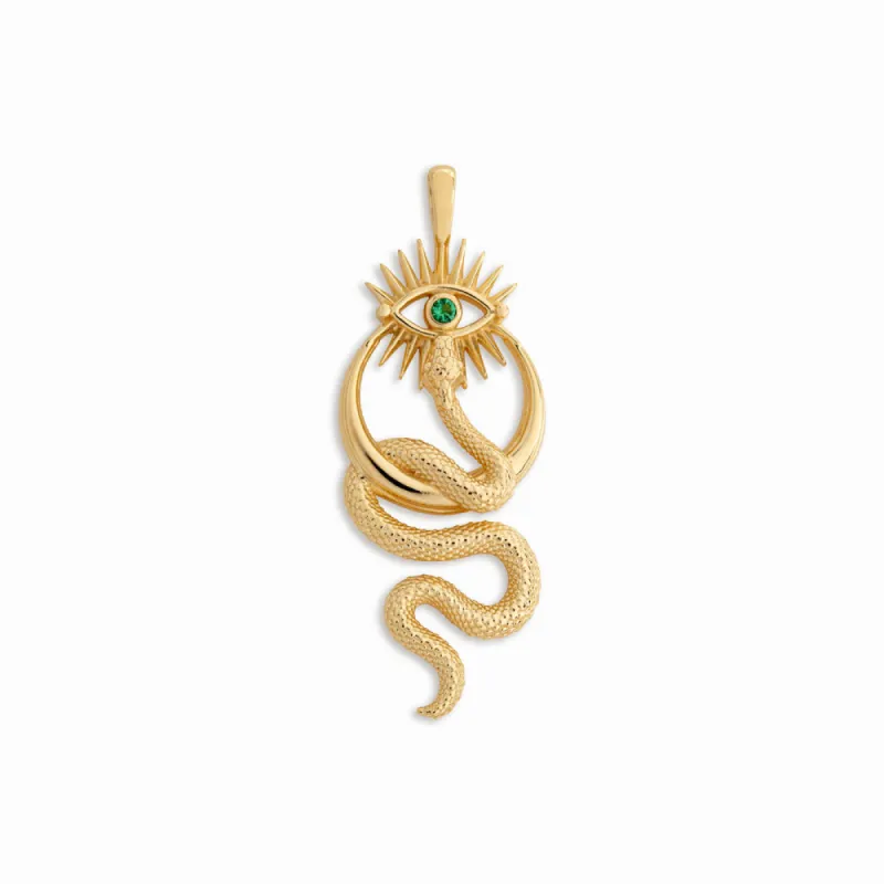 Crescent Snake Eye Amulet sold by Awe Inspired