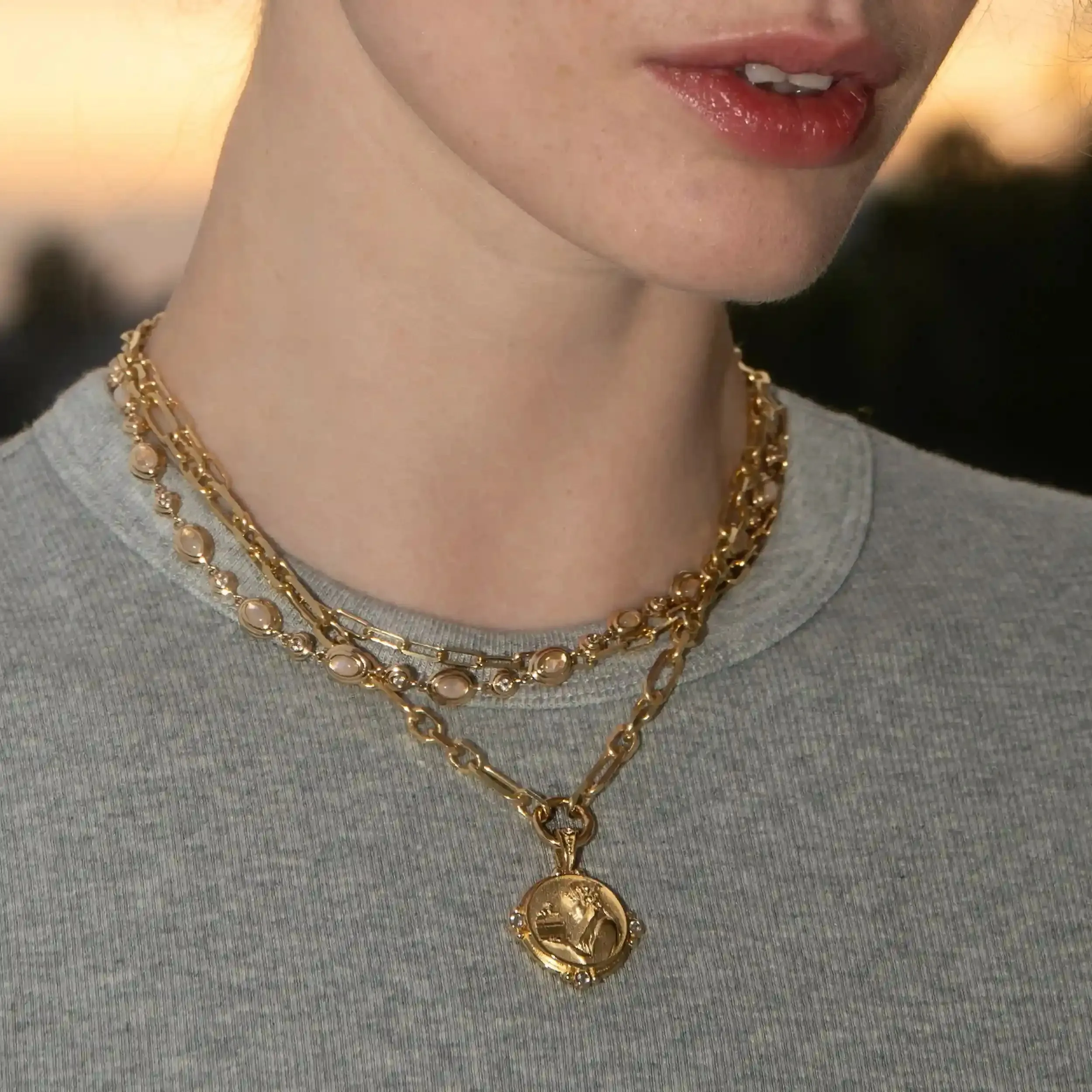 Luxe Charm Necklace sold by Awe Inspired product image thumbnail 5