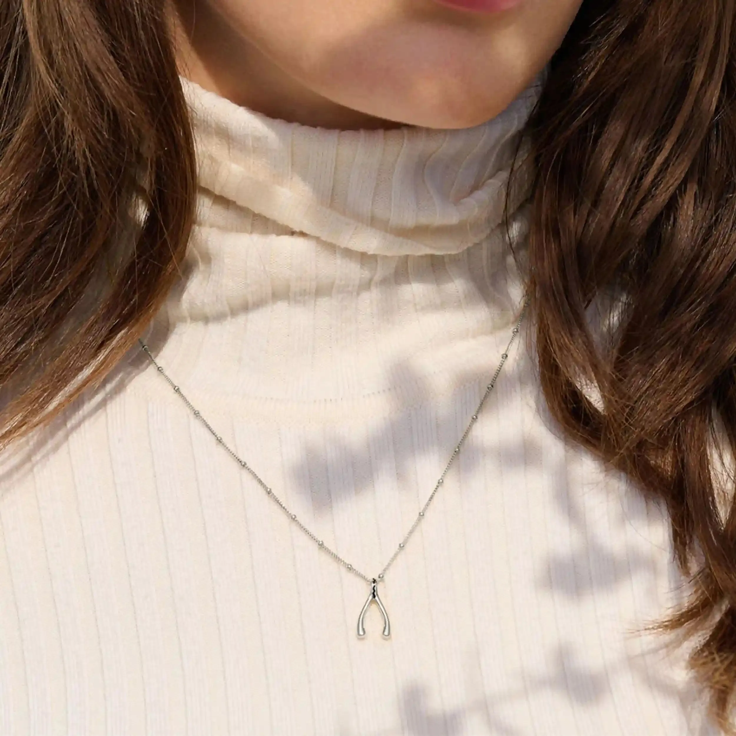 Wishbone Necklace sold by Awe Inspired product image thumbnail 2