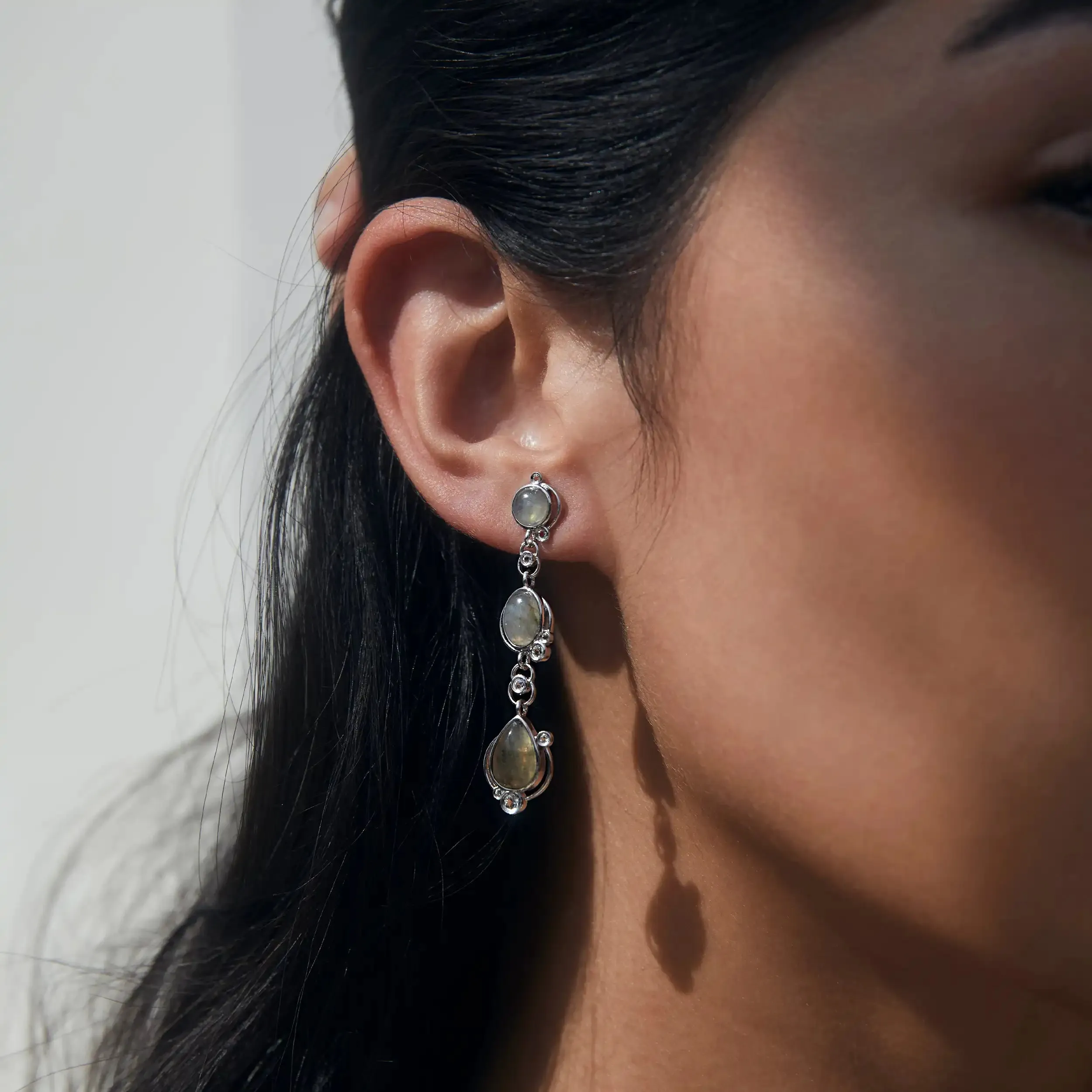 Labradorite Stardrop Earrings sold by Awe Inspired product image thumbnail 2