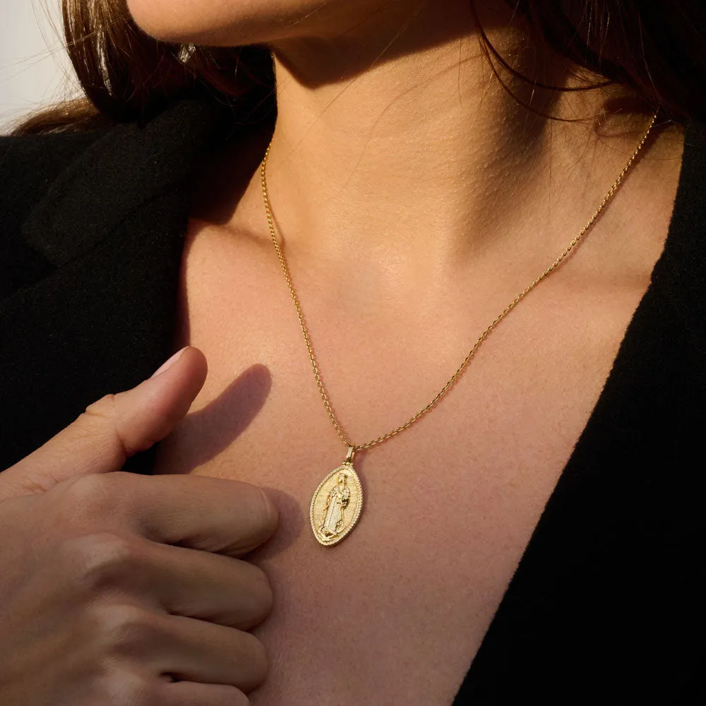 Virgen de Guadalupe Necklace sold by Awe Inspired product image thumbnail 2