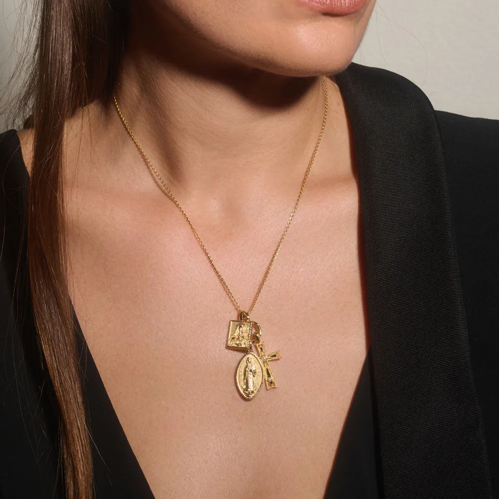 Virgen de Guadalupe Necklace sold by Awe Inspired product image thumbnail 3