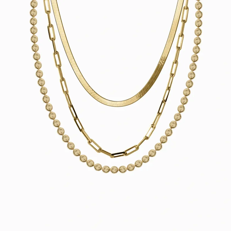 Perfect Trio Necklace Set sold by Awe Inspired