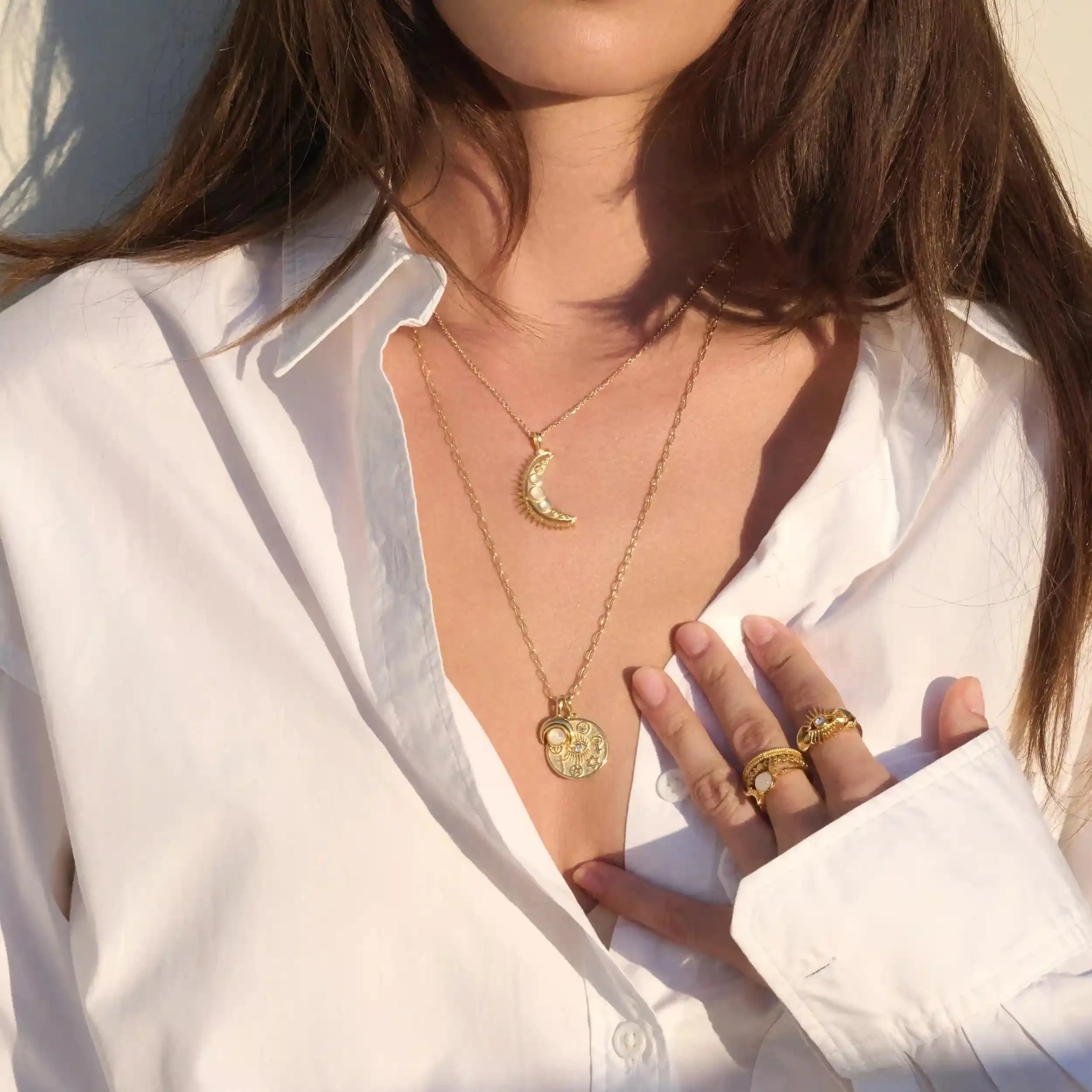 Coexist Medallion Necklace sold by Awe Inspired product image thumbnail 4