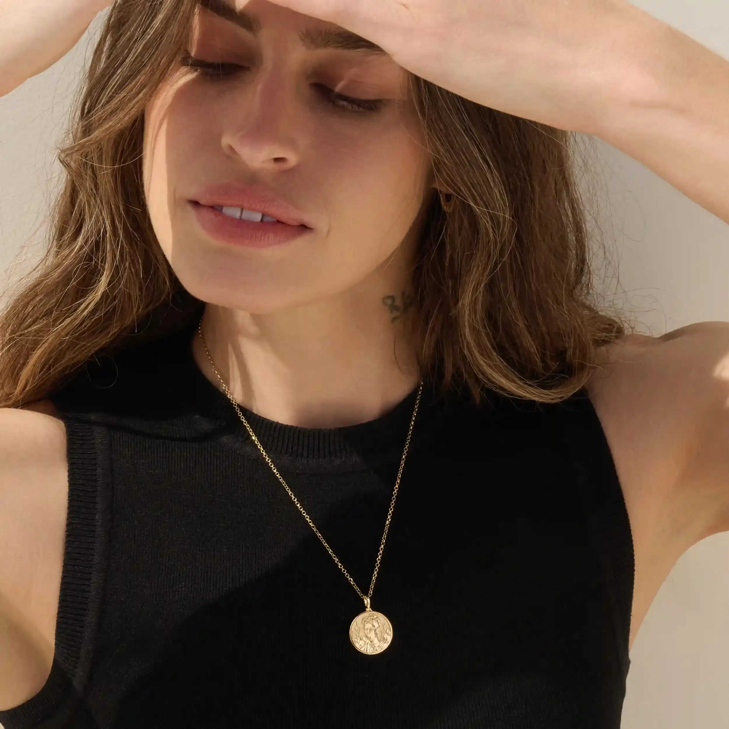 Mini Frida Kahlo Necklace sold by Awe Inspired product image thumbnail 2