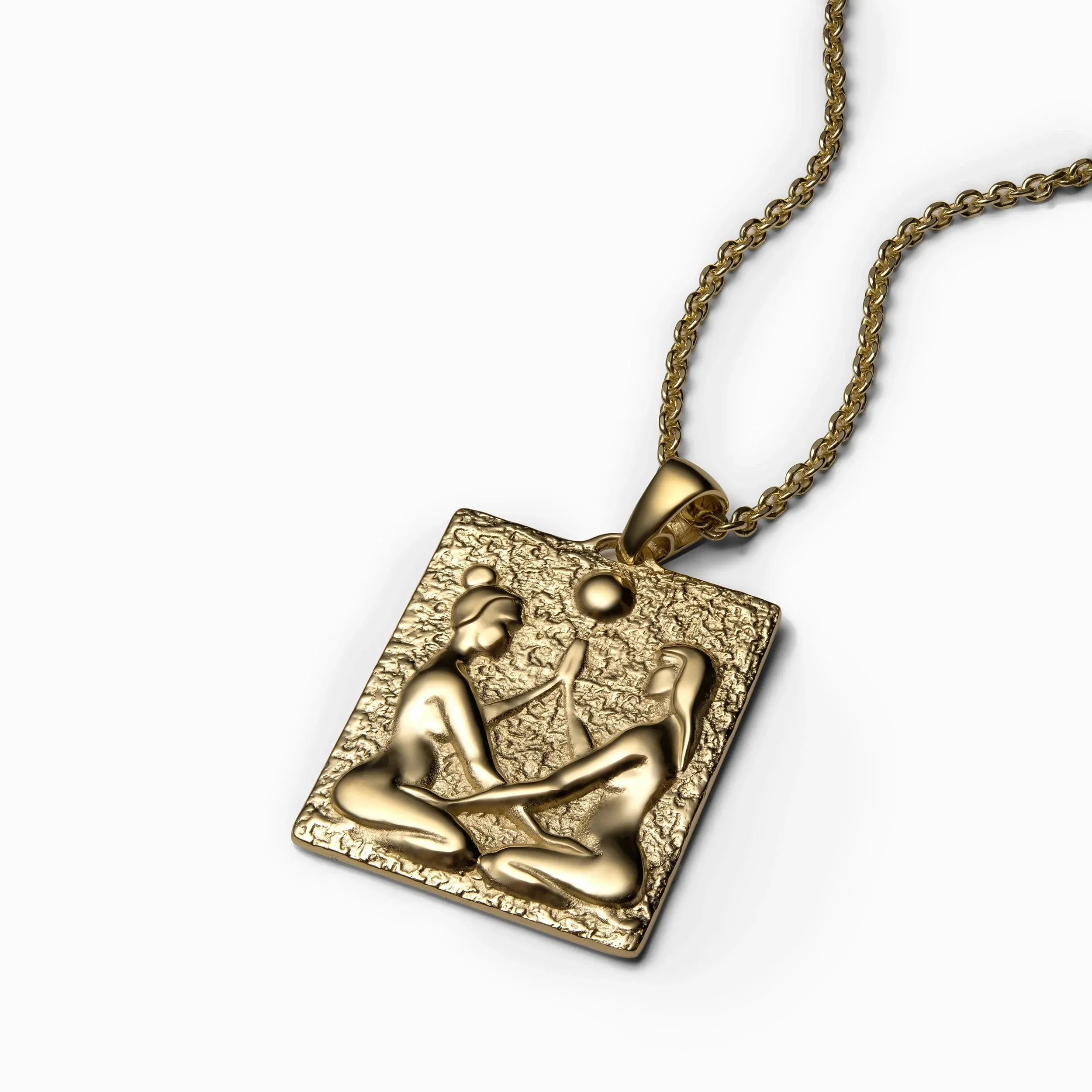 Le Duo "The Duo" Embrace Necklace sold by Awe Inspired