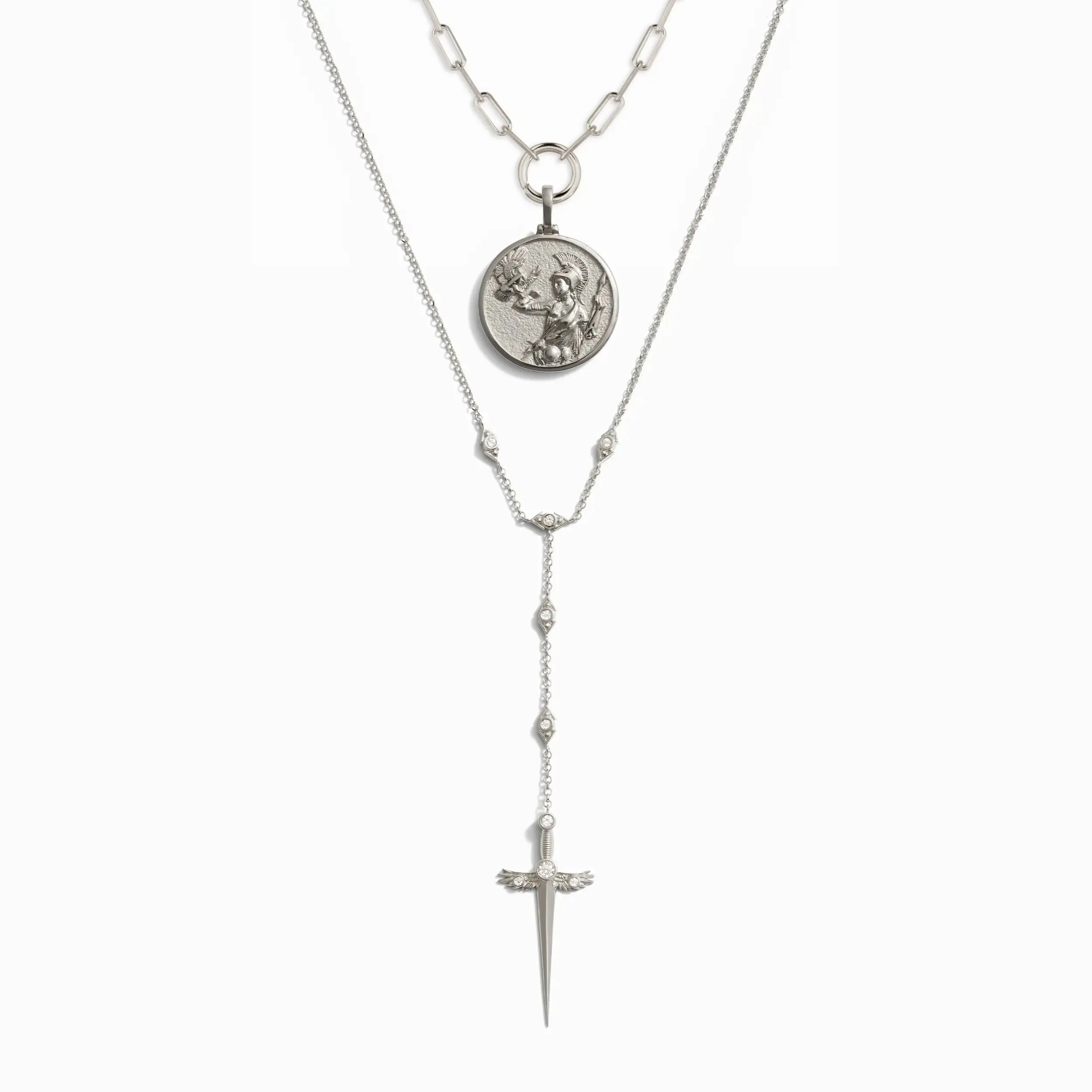 By The Sword Lariat Necklace Set sold by Awe Inspired product image thumbnail 3