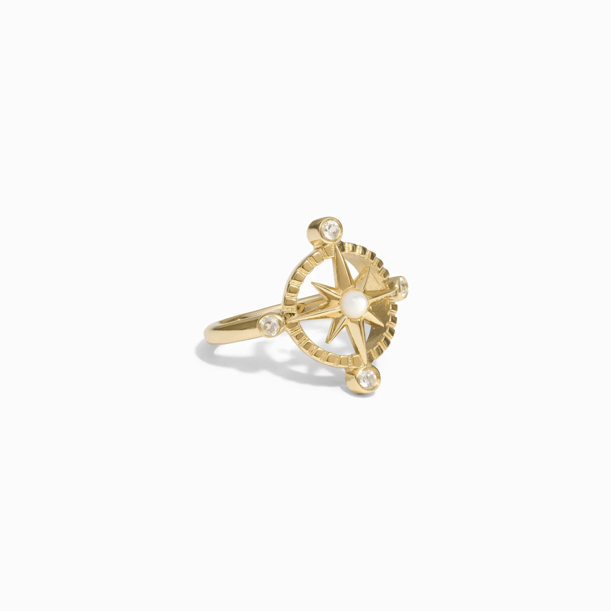 Compass Rose Ring sold by Awe Inspired product image thumbnail 4