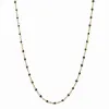 Black Colored Enamel Necklace sold by Awe Inspired