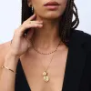 Black Colored Enamel Necklace sold by Awe Inspired